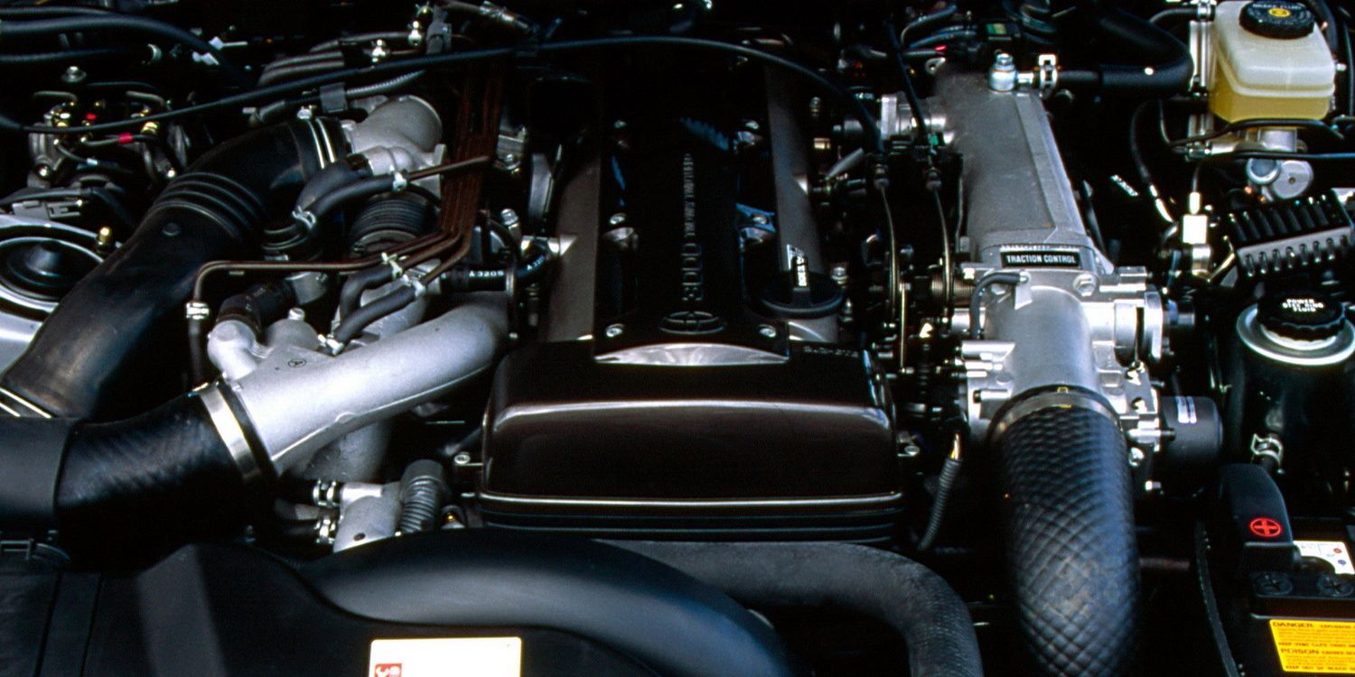 Toyota 2JZ-GTE engine in an A80 Supra