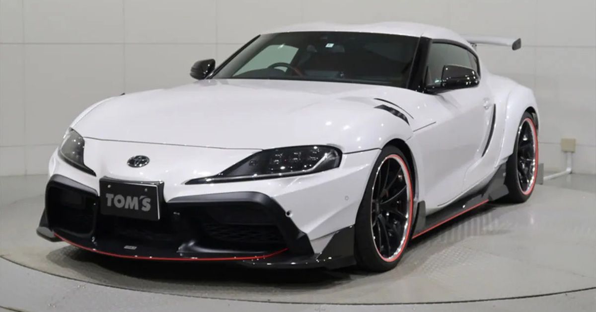 Toyota Supra From TOM’S Racing (White) - Front