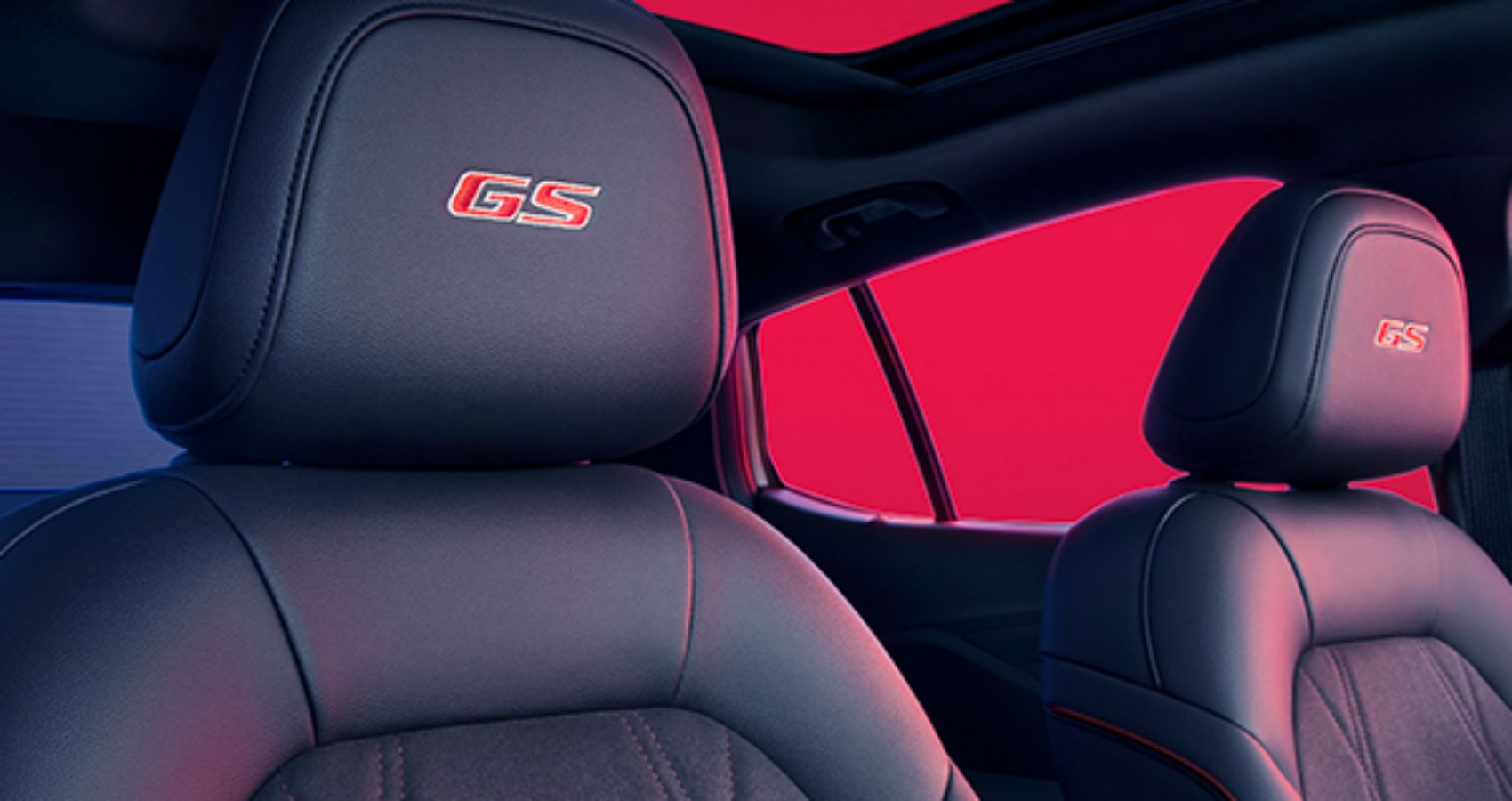 GS Embossed Leather Front Seats 