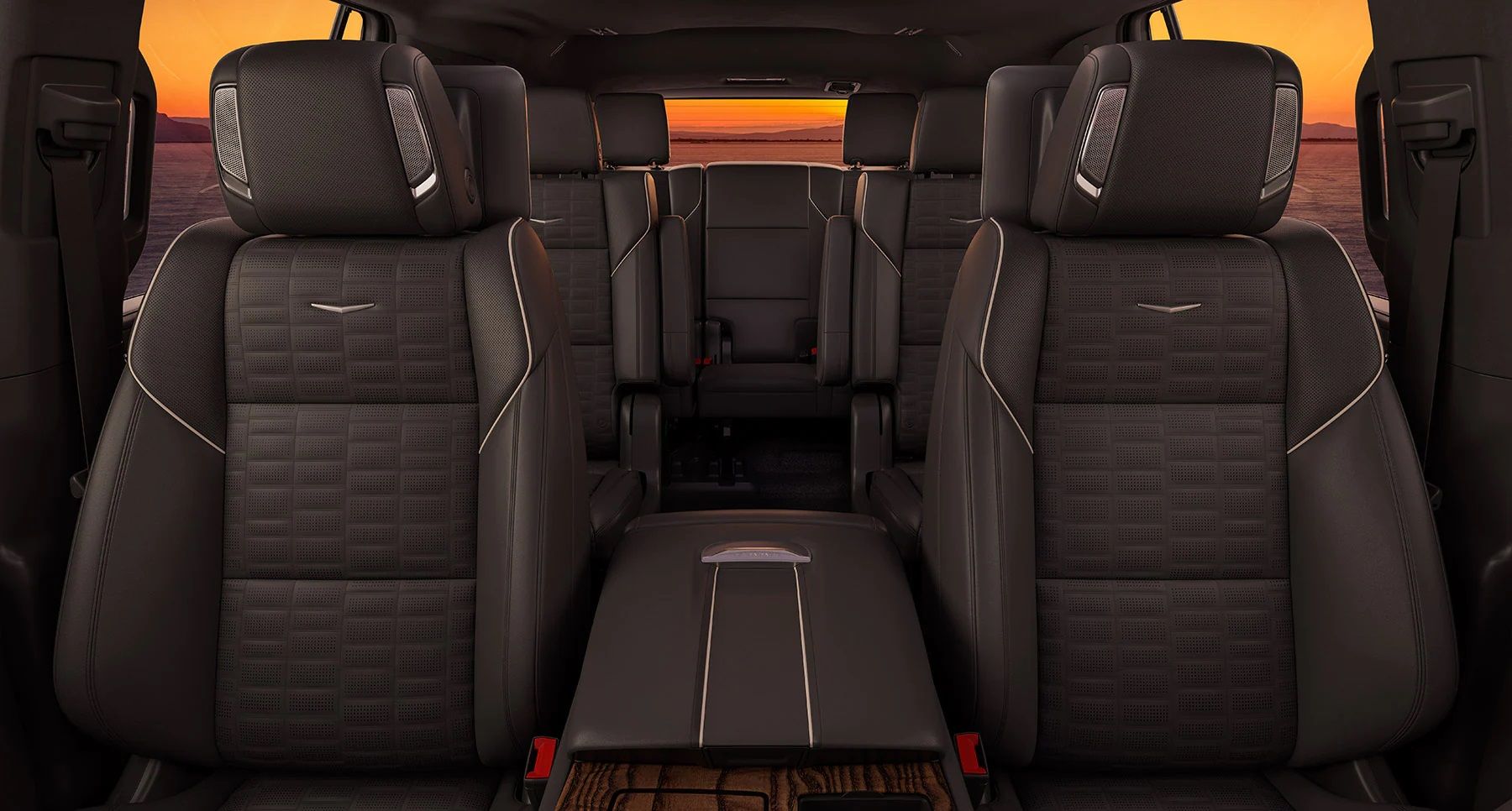 The seats in the 2023 Cadillac Escalade. 