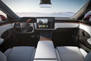 A Peek Inside The Tesla Model S Plaid s Spartan Interior