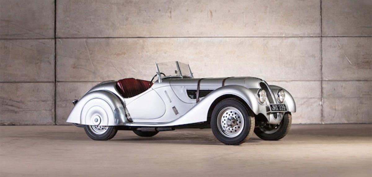 1938-Frazer-Nash-BMW-328-Sports-Roadster-(Silver)---Front-Left