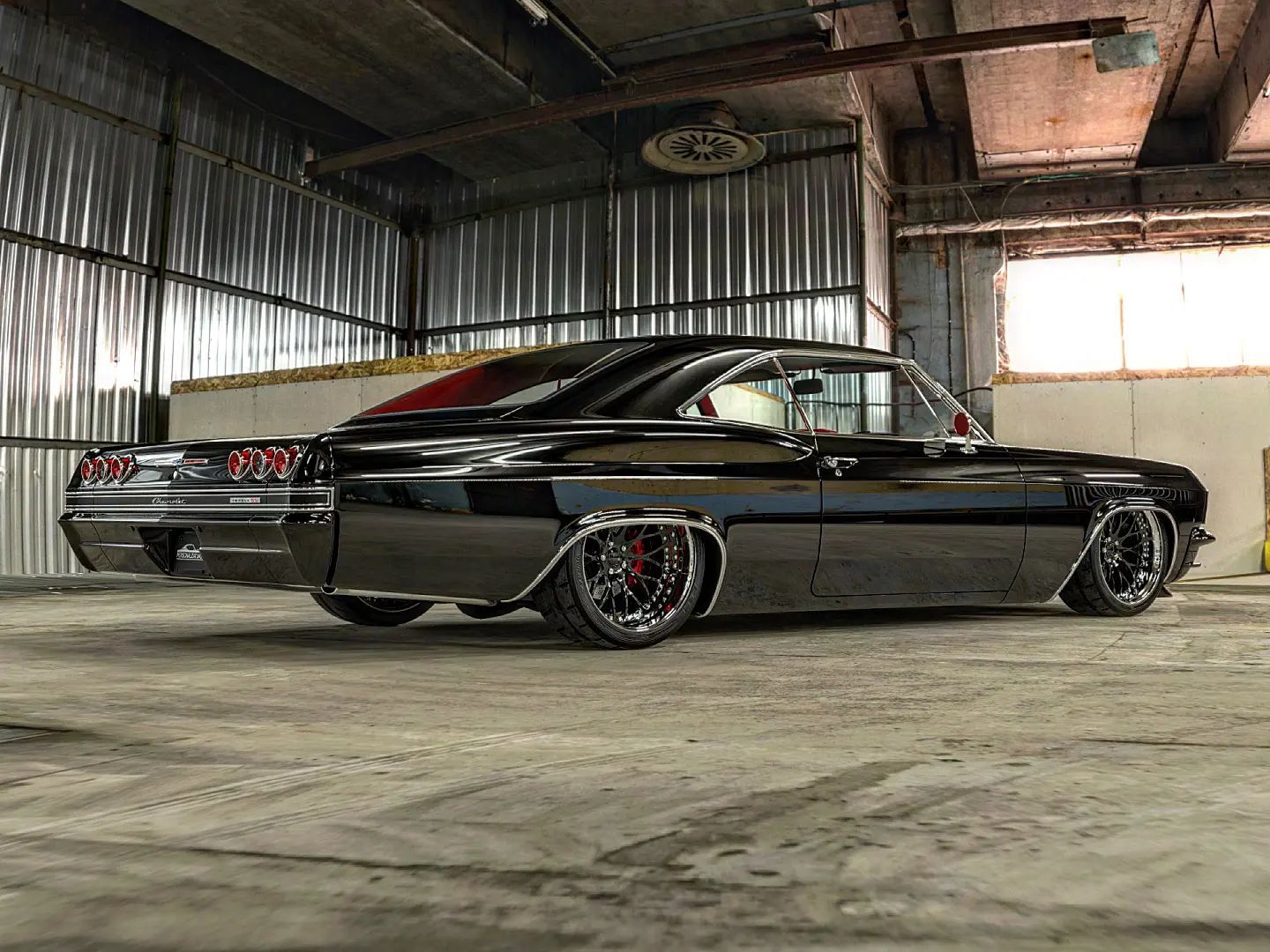 1965 Chevrolet Impala custom render, rear