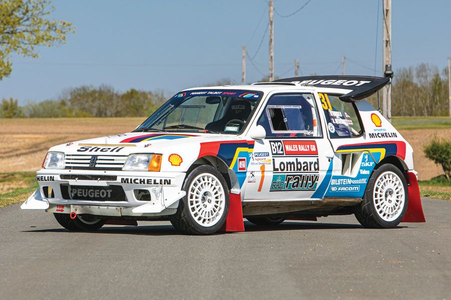Peugeot 205 T16 Rally 1984 Up For Auction Front Quarter View