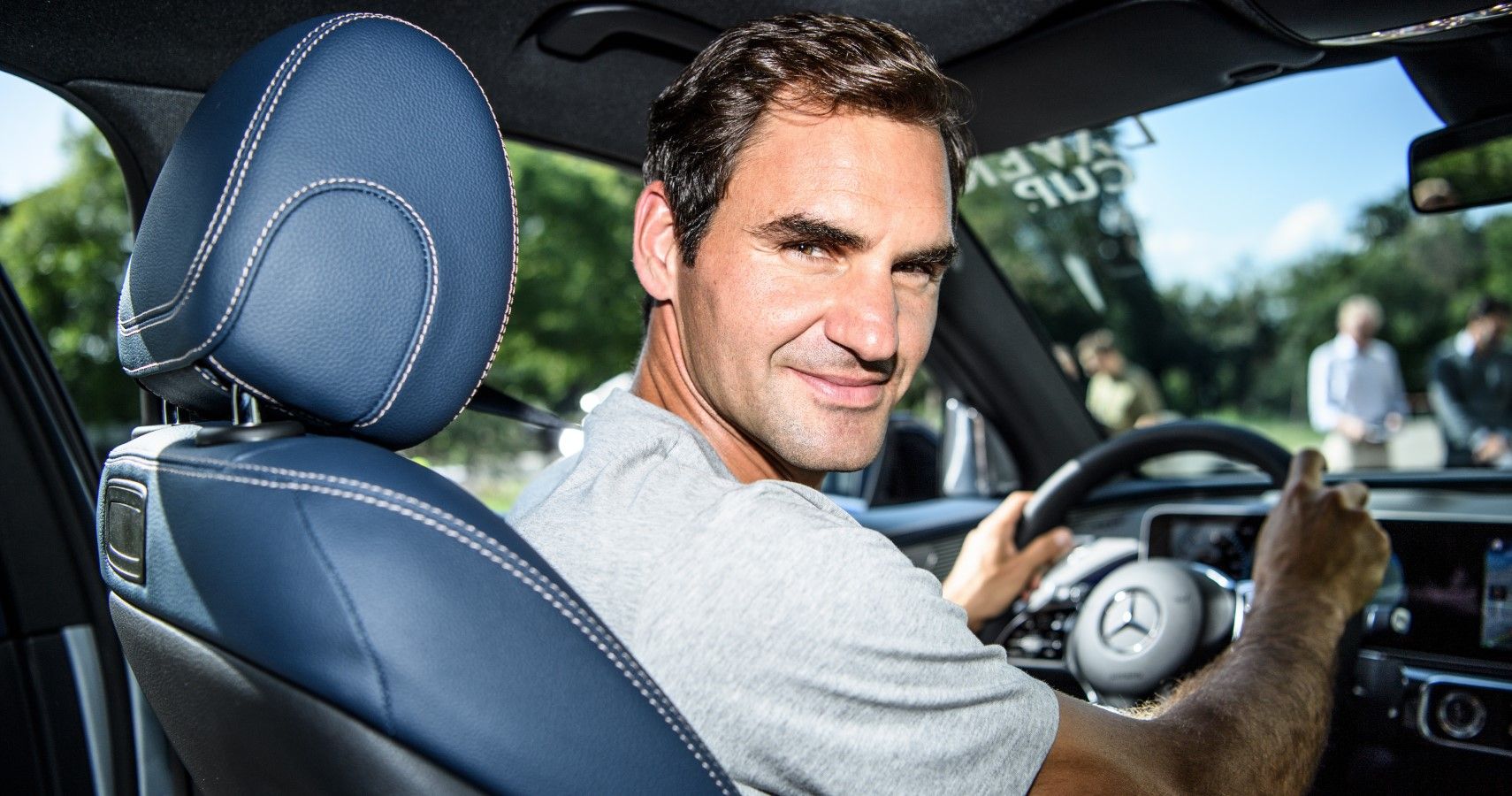 Roger Federer loves his Mercedes-Benz cars