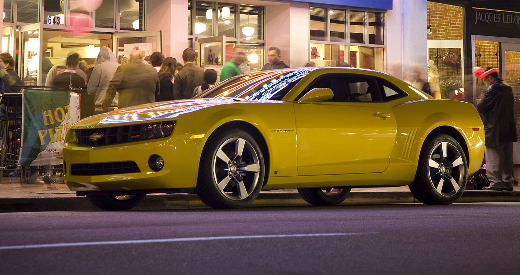 2010 Chevrolet Camaro in Yellow Side View