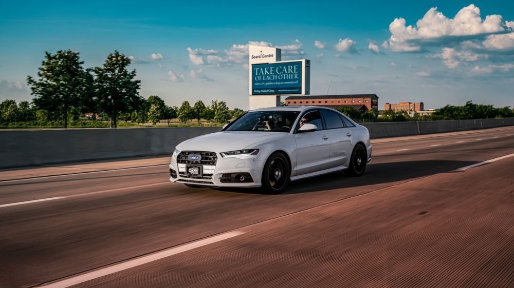 2016 Audi S6 Cannonball Record Holder driving 