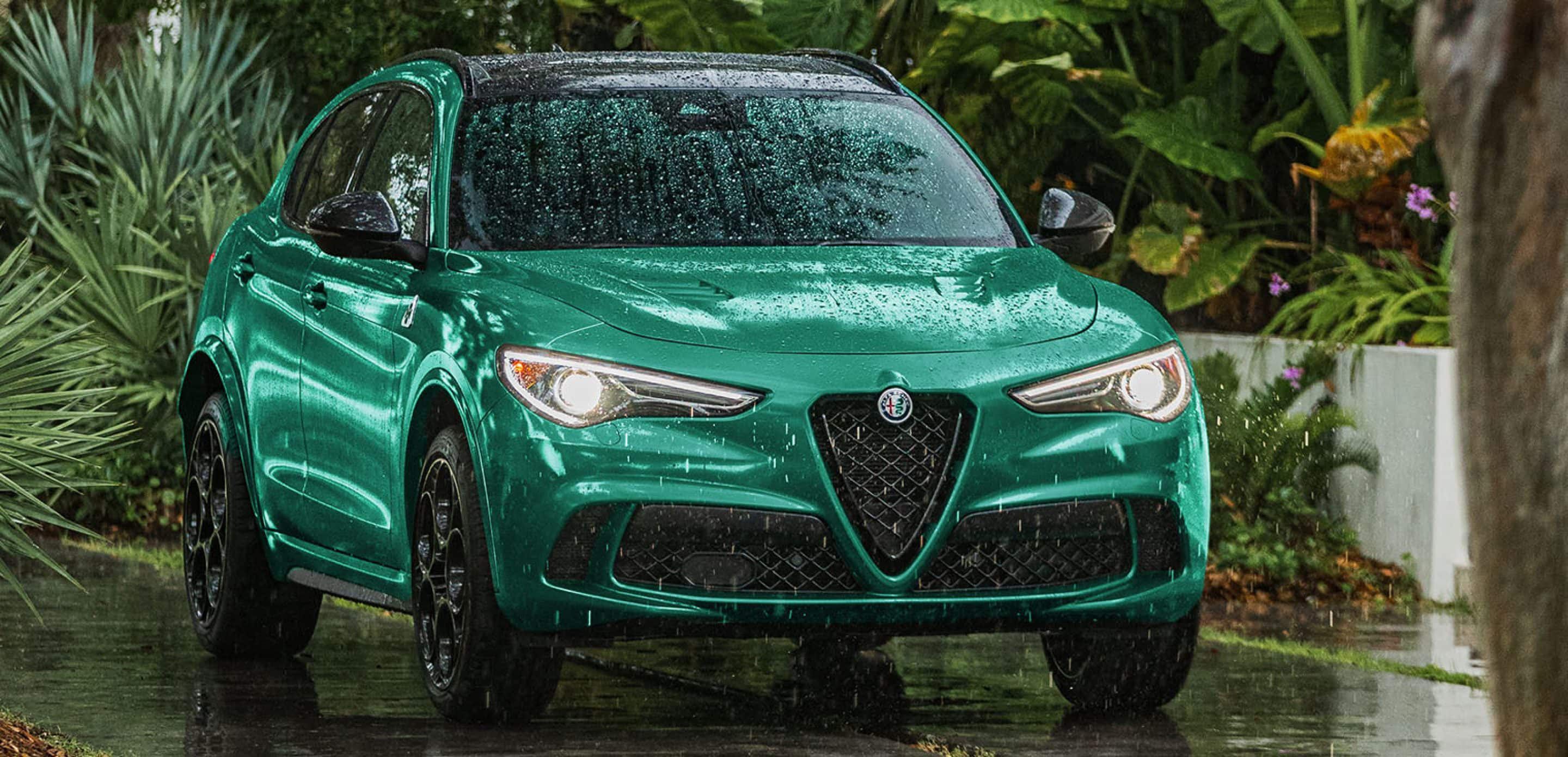 2022-Alfa-Romeo-Stelvio-Quadrifoglio-(Green)---Front