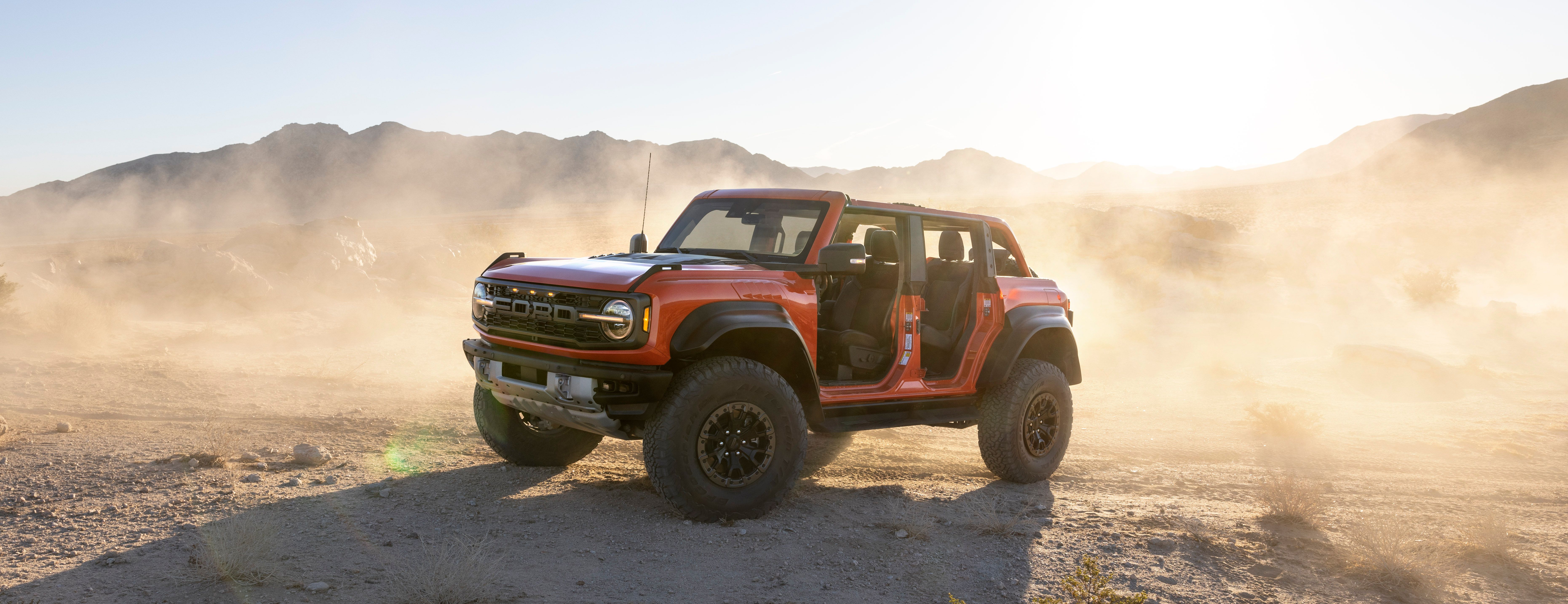 A closer look at the Ford Bronco Raptor. 