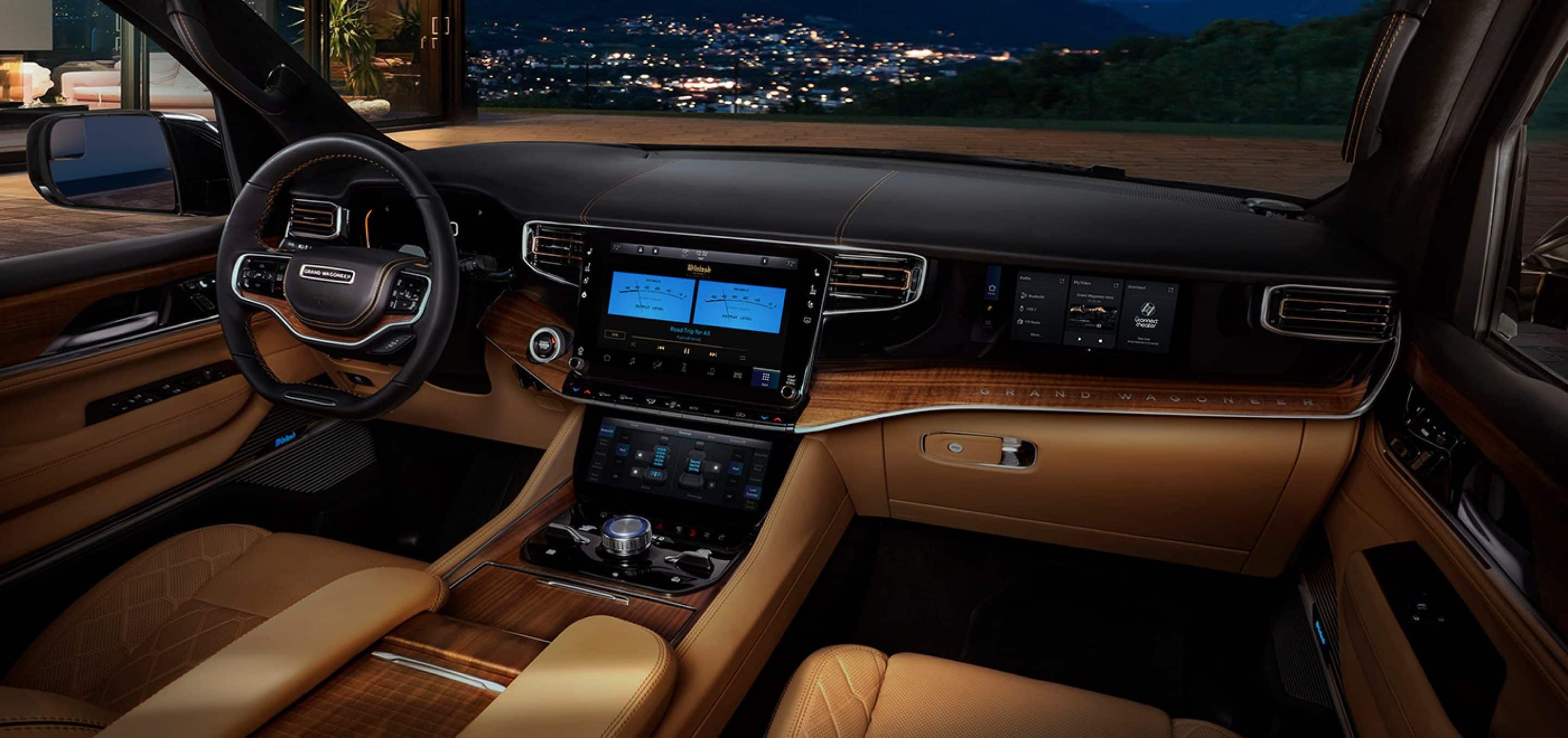The display area in the 2022 Jeep Grand Wagoneer.