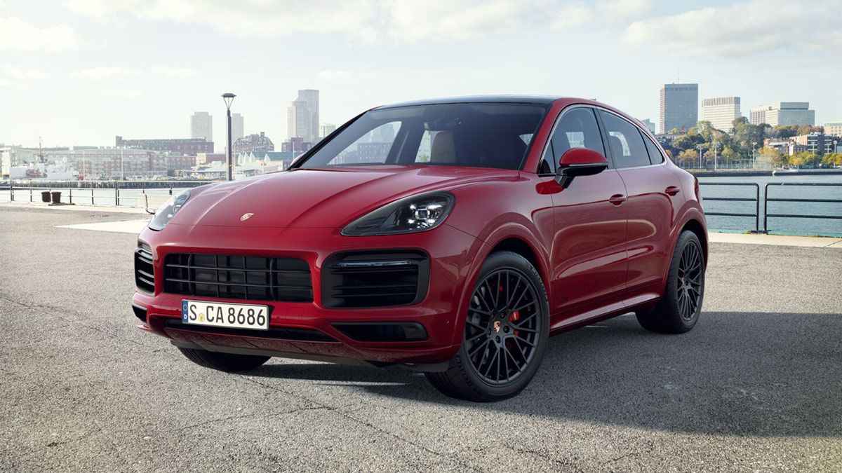 2022-Porsche-Cayenne-Coupe-GTS-(Red)---Front