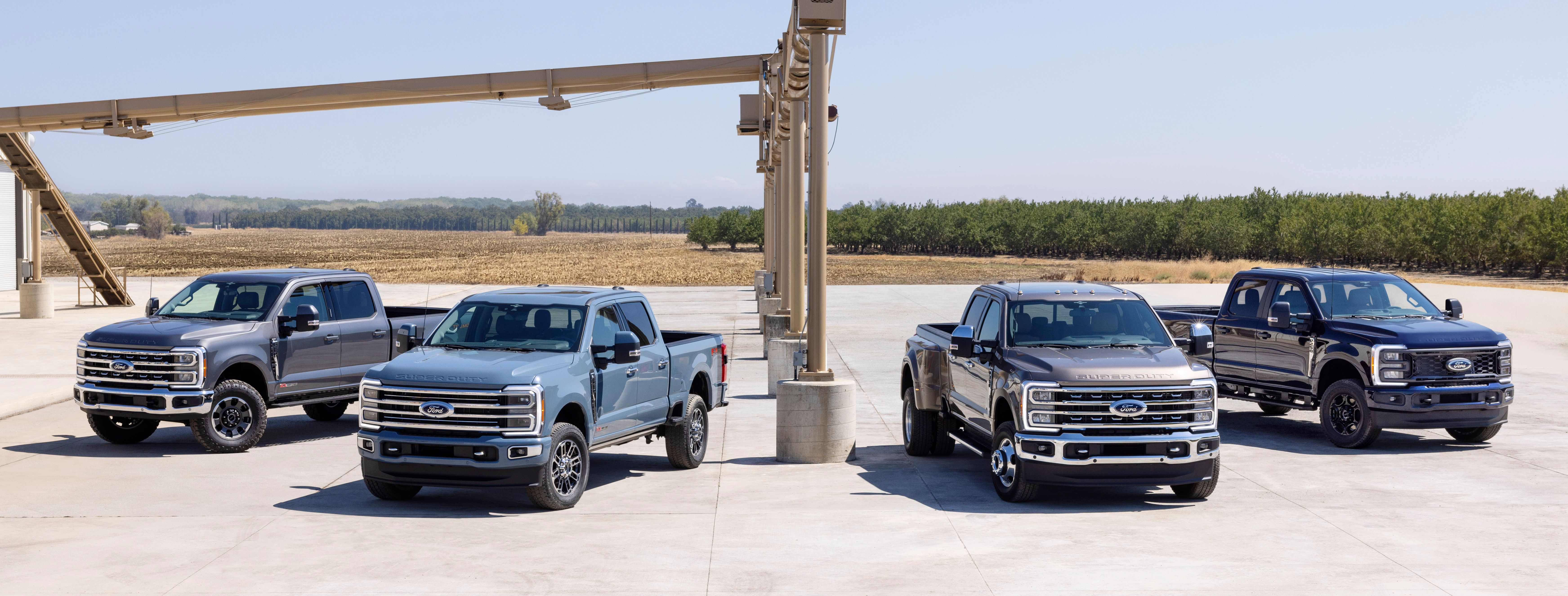 2023 Ford Super Duty Family Featuring Full Range Front View