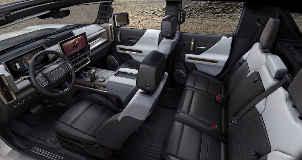 2023 Hummer EV pickup interior