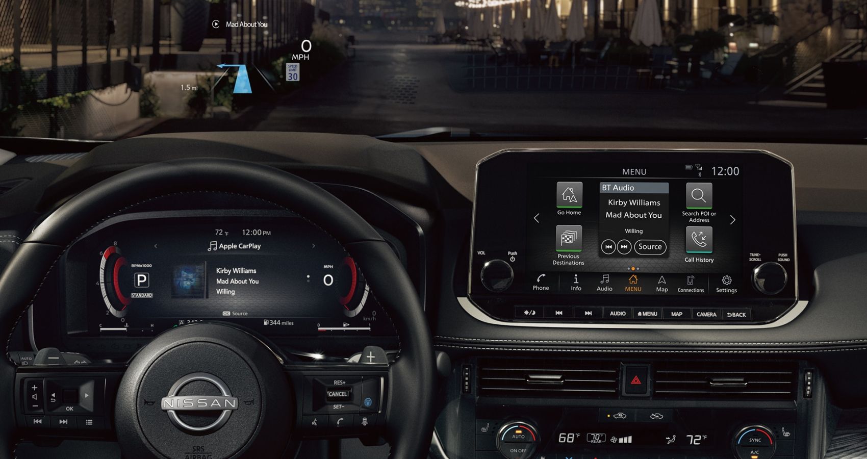 Infotainment System Of Nissan Rogue