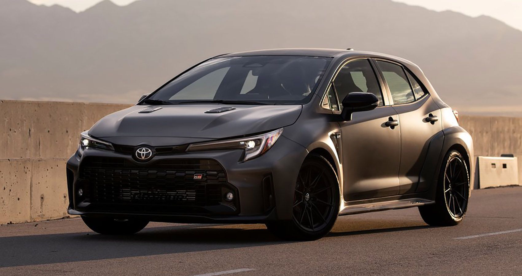 Black 2023-toyota-gr-corolla-front-angle