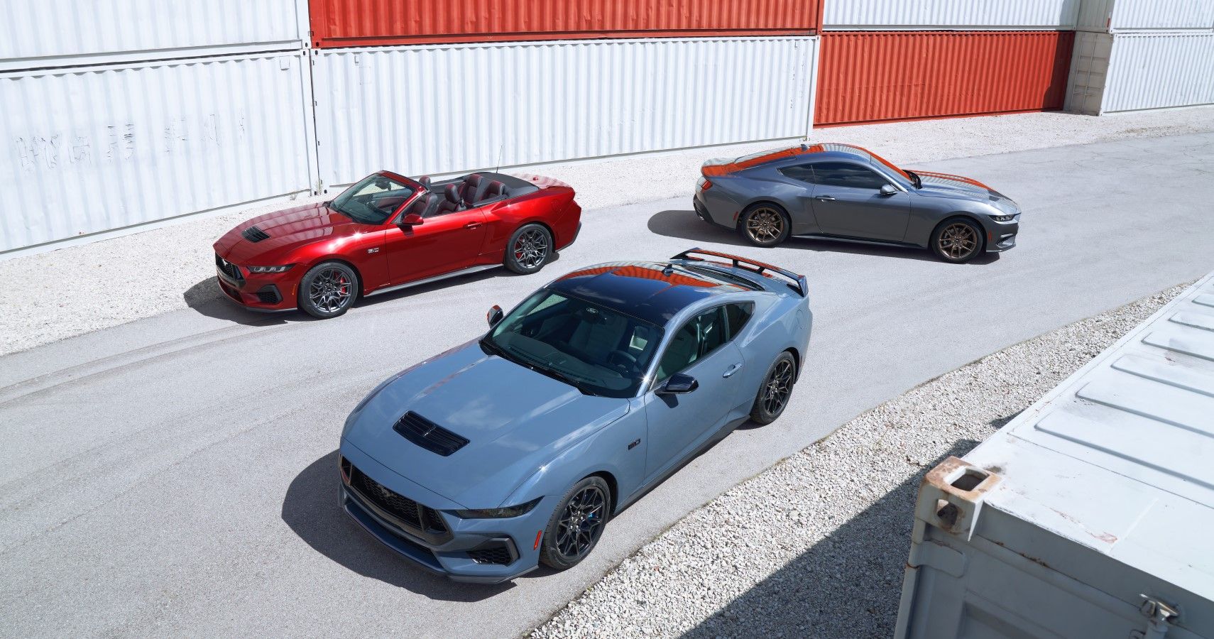 2024 Ford Mustang Family in a frame