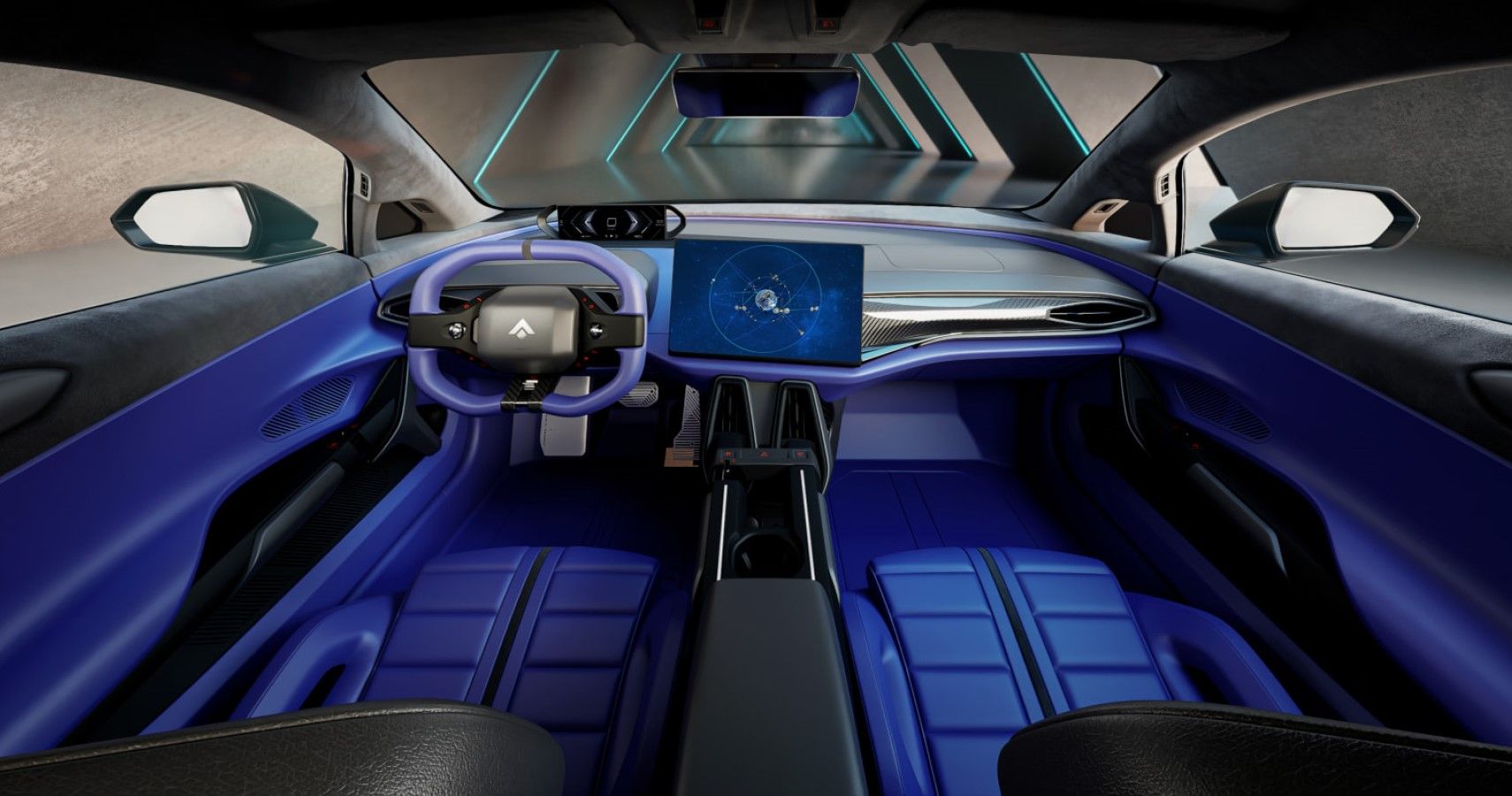 GAC Aion Hyper SSR electric supercar interior view