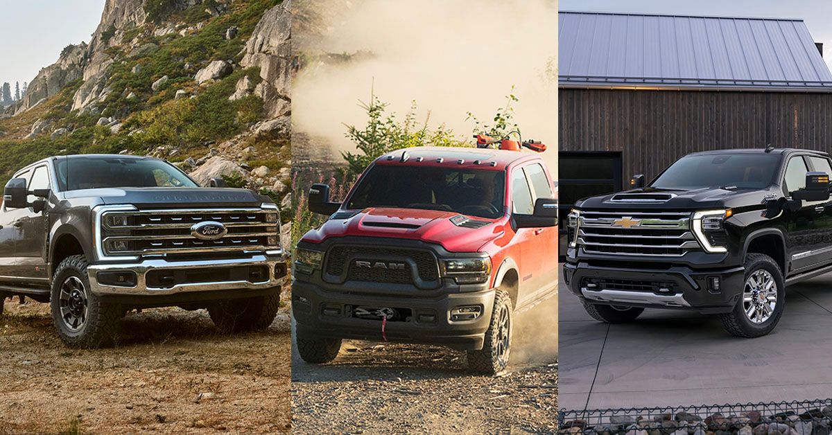 Ford Super Duty, Chevrolet Silverado HD, RAM 2500 Updated For 2023