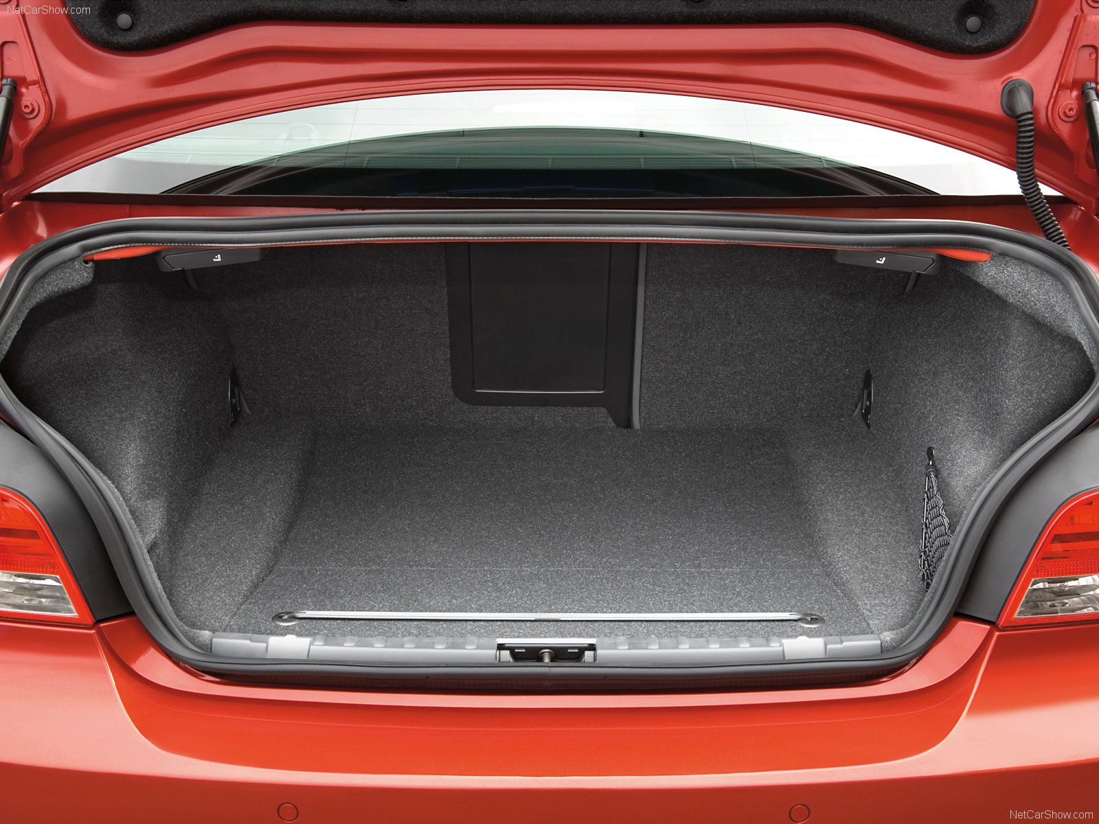 BMW 135i trunk, inside
