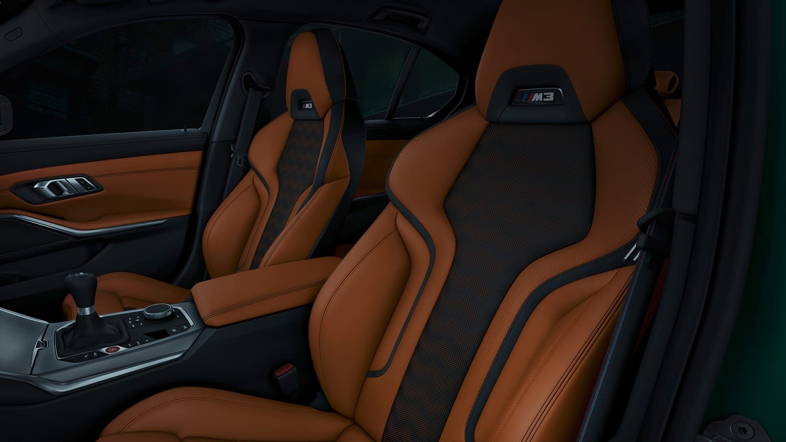 2023 BMW M3 Interior View Front Seats