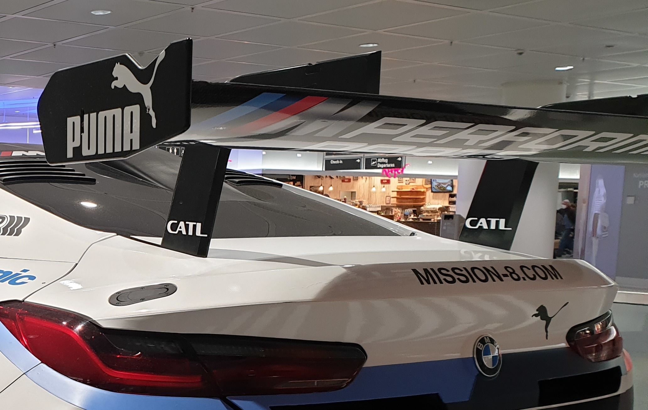 BMW M8 GTE spoiler