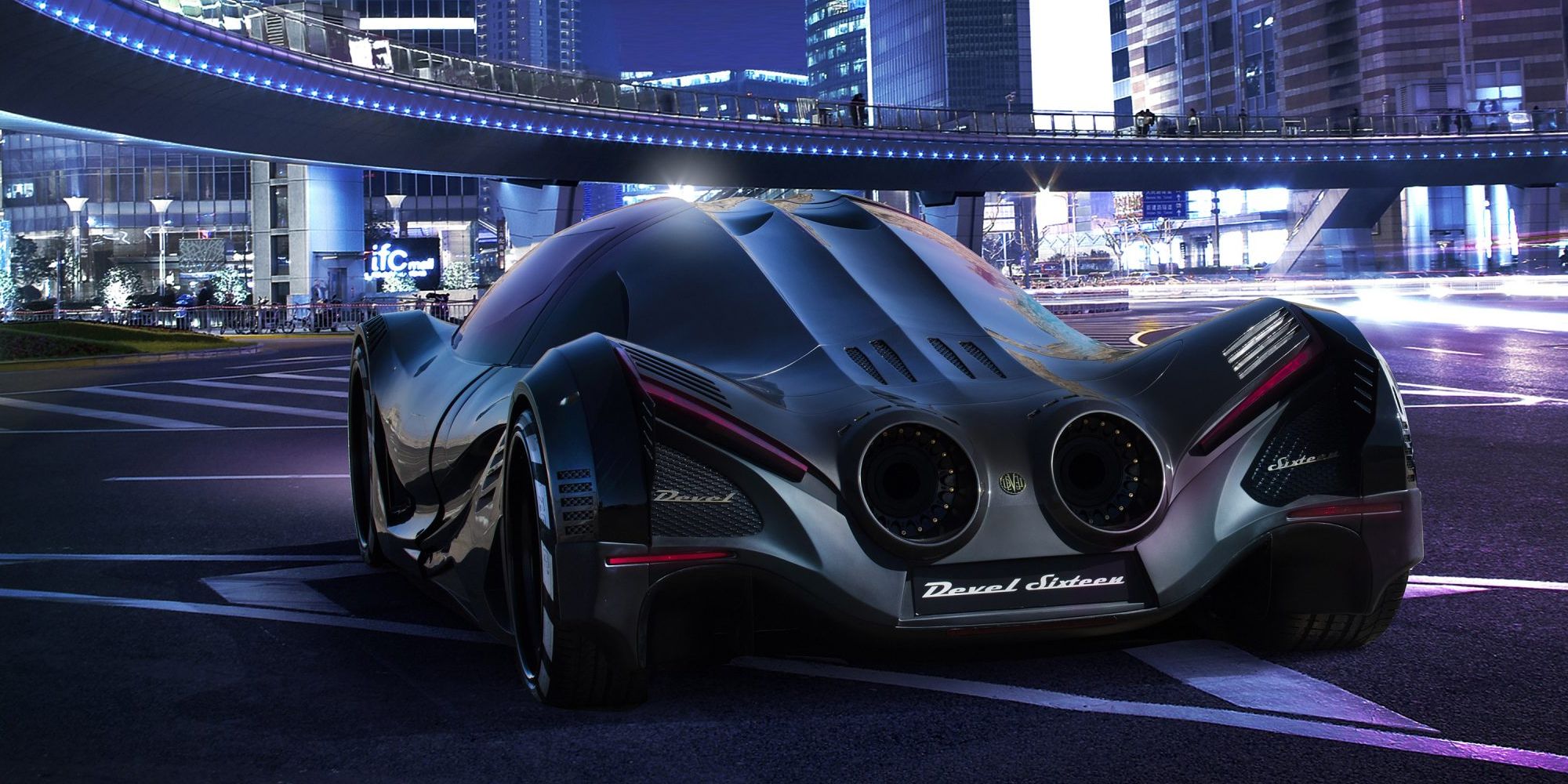 Devel Sixteen Rear Black