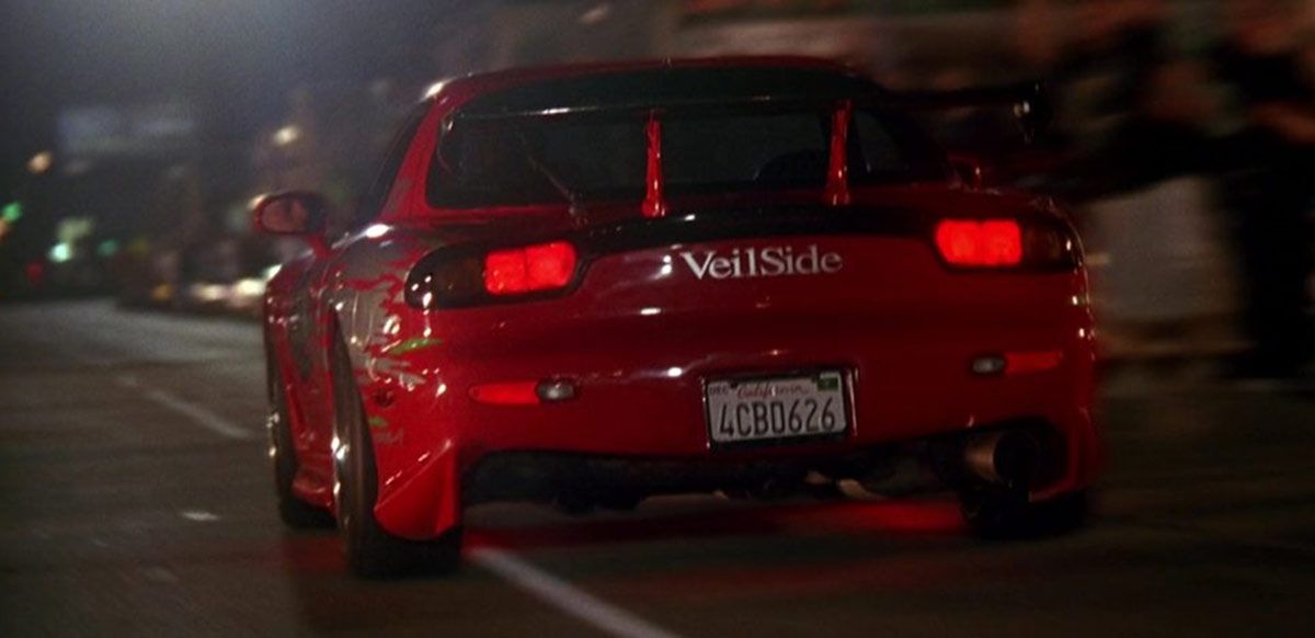 Dominic-Toretto-(Vin-Diesel)-Fast-&-Furious-Mazda-RX7-(Red)---Rear