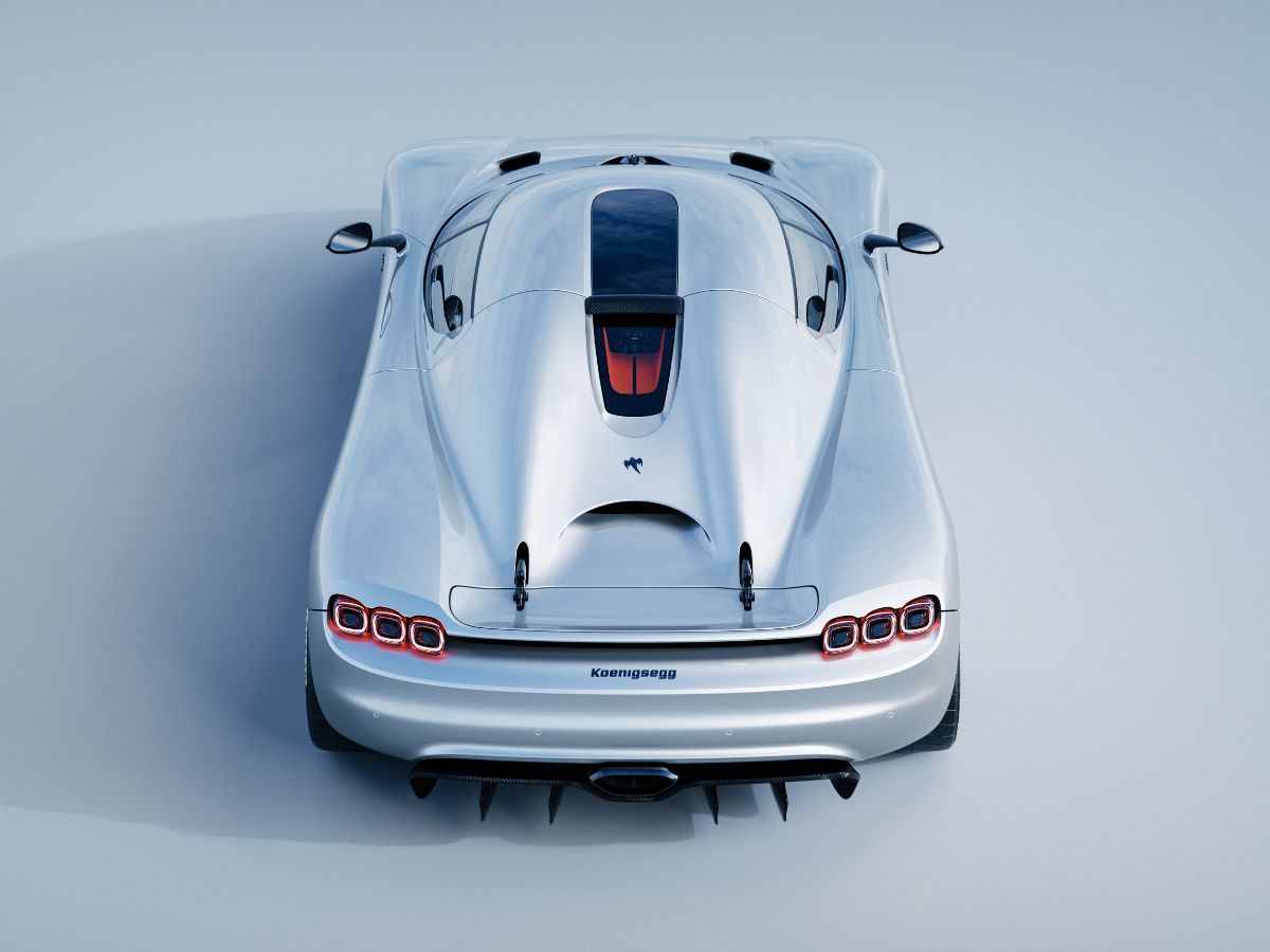 Koenigsegg CC850 from overhead