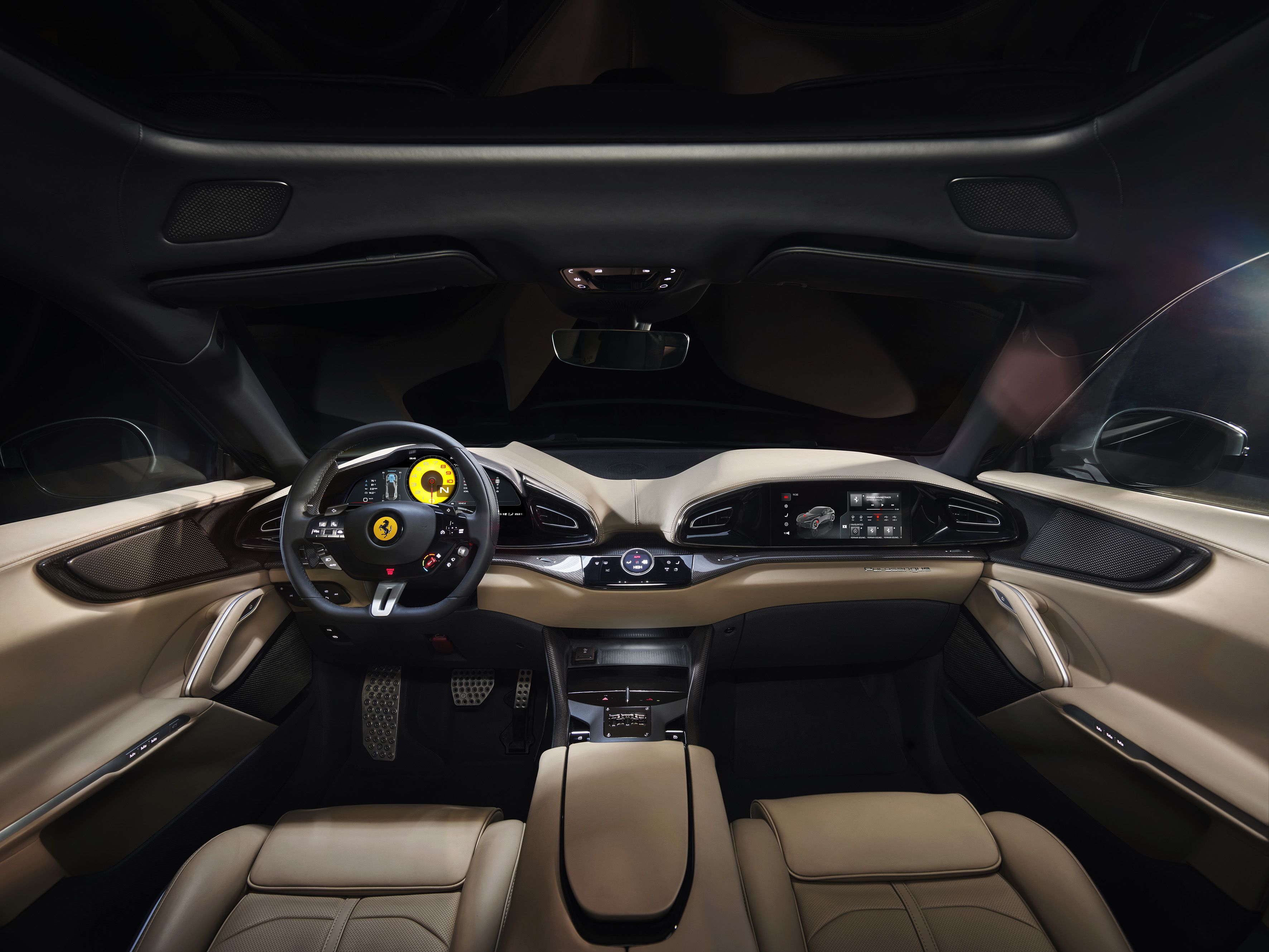 Ferrari Purosangue Interior Full View