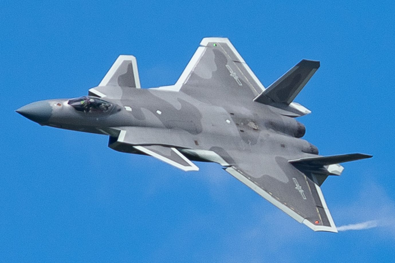 Chengdu J-20 Performing At Chinese Airshow In 2022