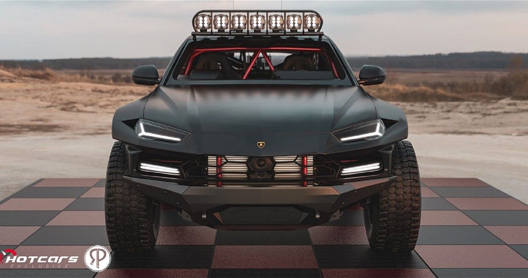 Lamborghini Urus Baja Render, front