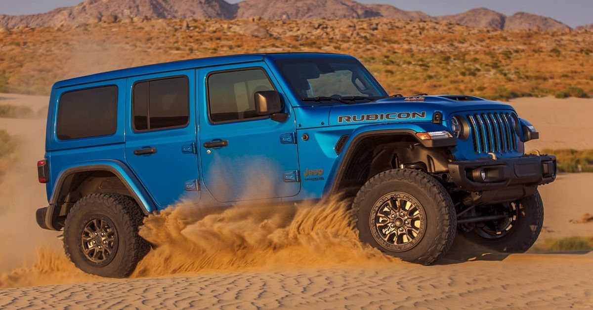 Blue 2022 Jeep Wrangler Rubicon 392