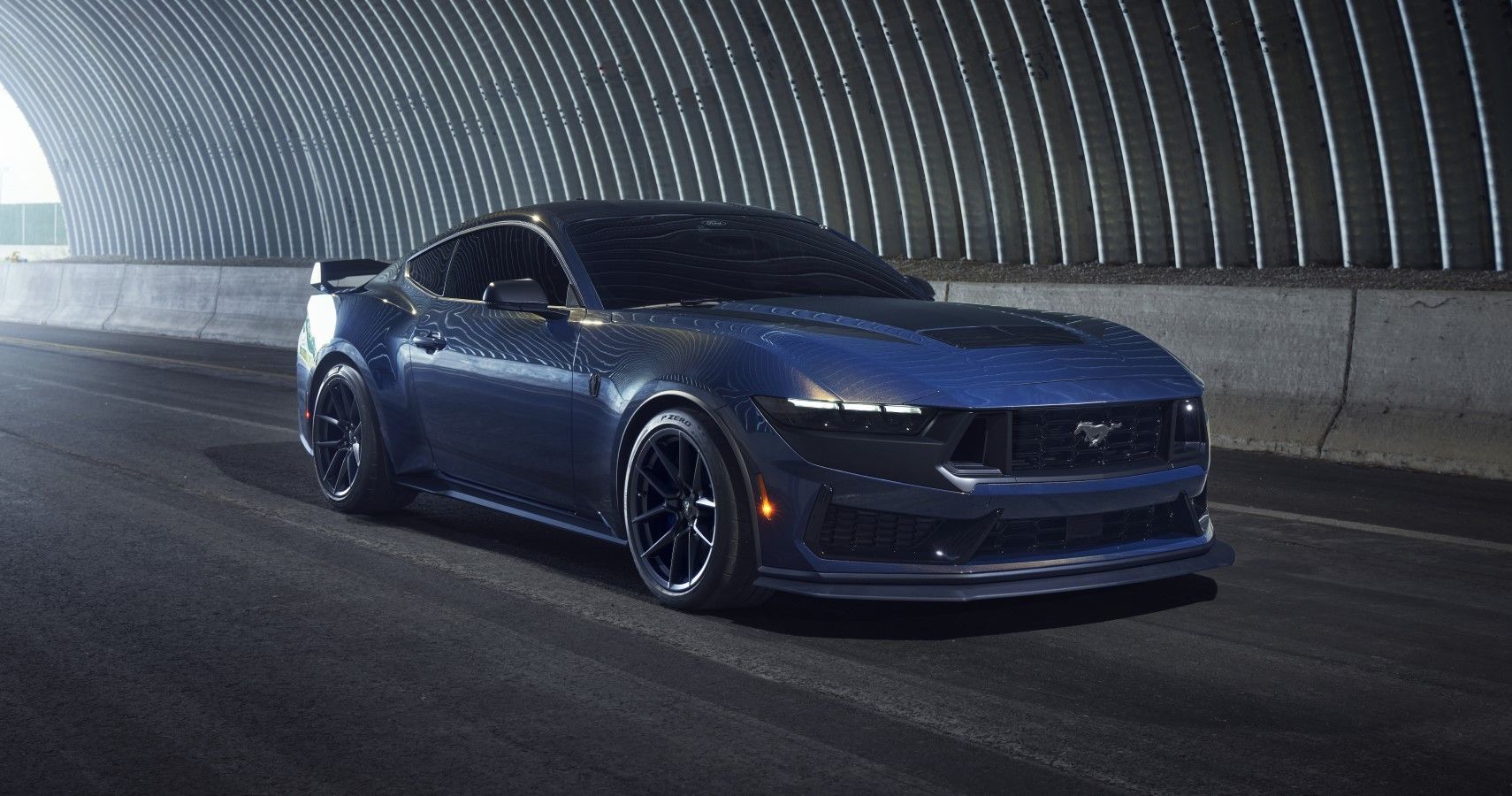 Coyote V8-Powered 2024 Ford Mustang Dark Horse Is One Aggressive Muscle Car