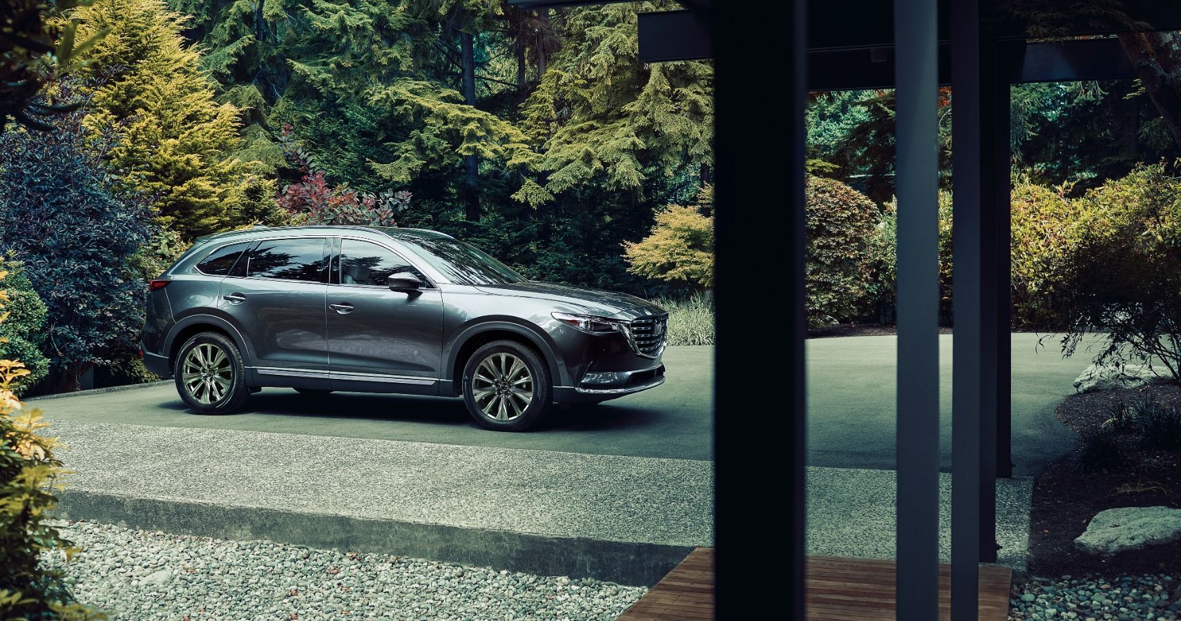 The 2023 Mazda CX-9 parked. 