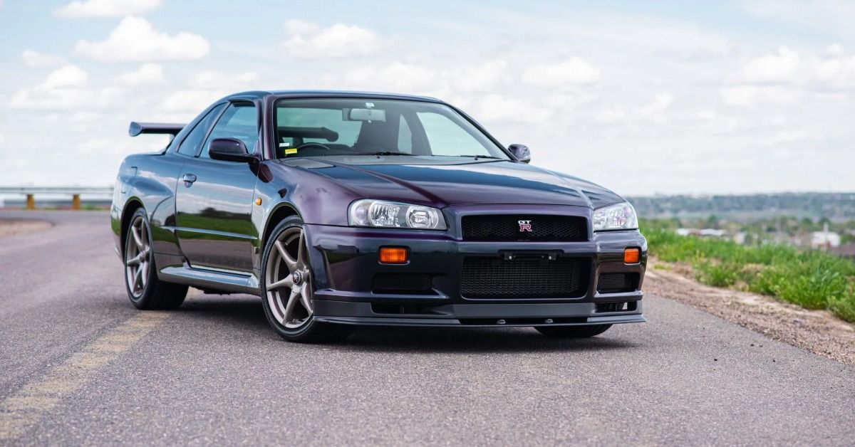 Midnight Purple R34 Nissan Skyline GT-R 