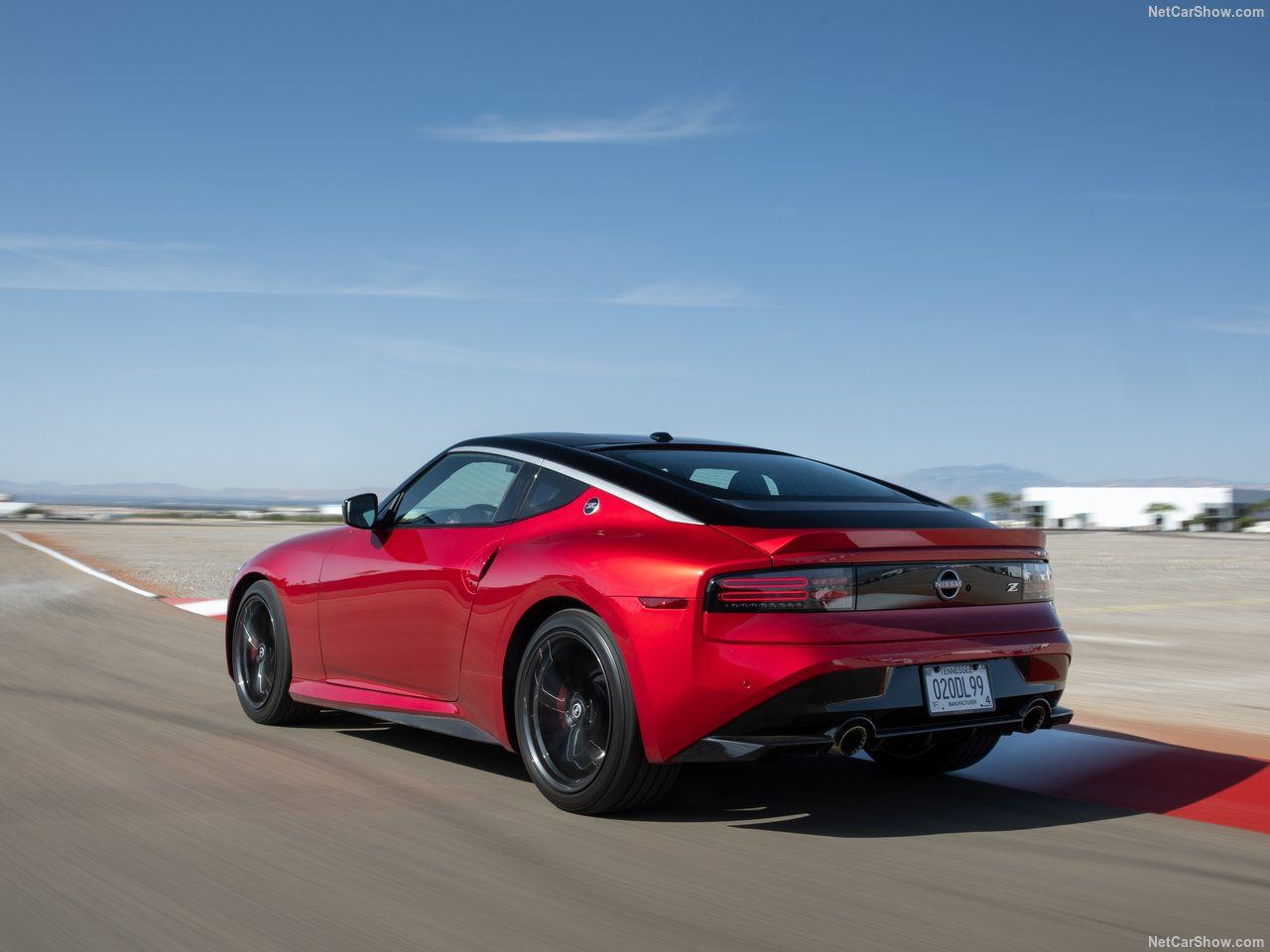 2023 Nissan Z, rear, red