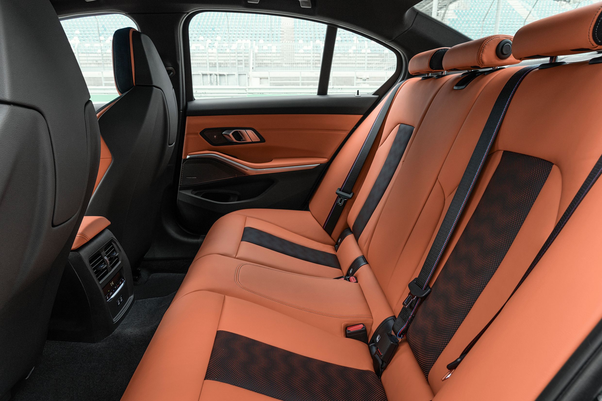 The seats inside the 2021 BMW M3.