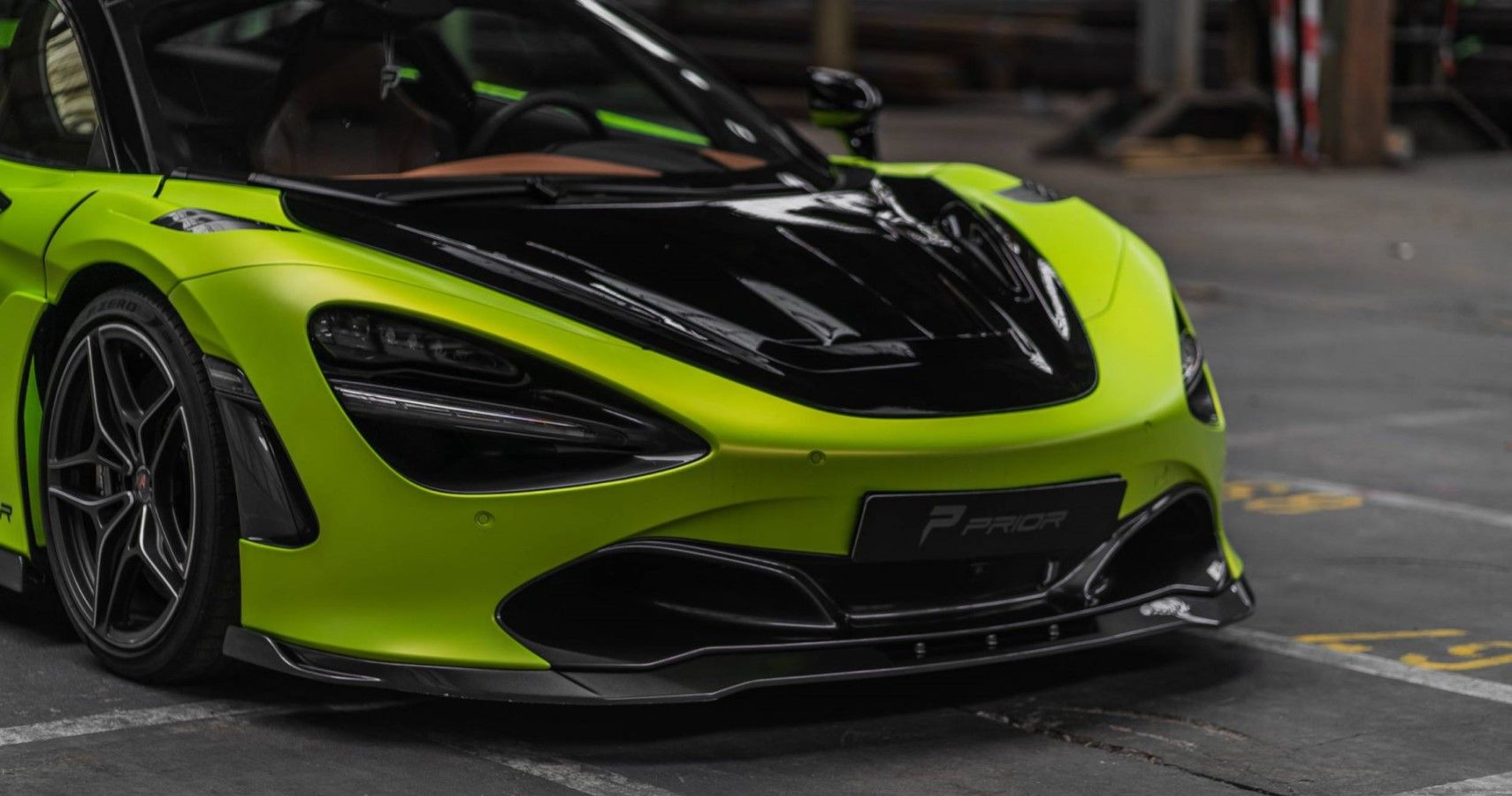 McLaren 720S by Prior Design front fascia close-up view