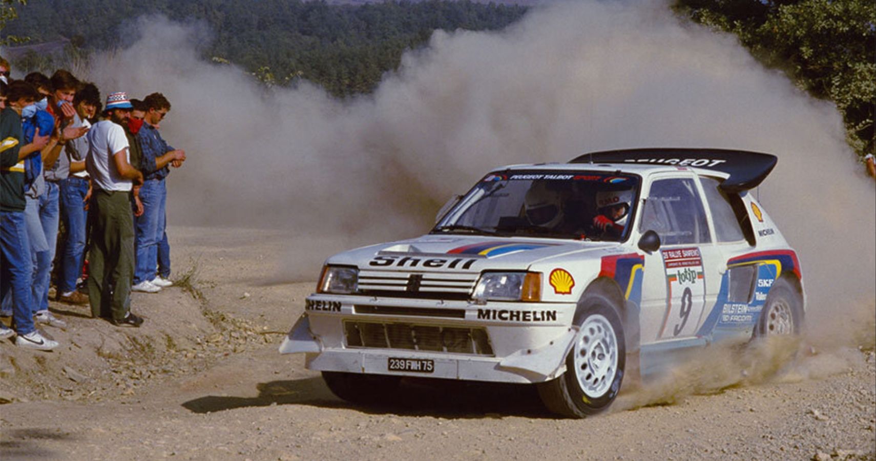 Peugeot 205 T16 Rally During 1985