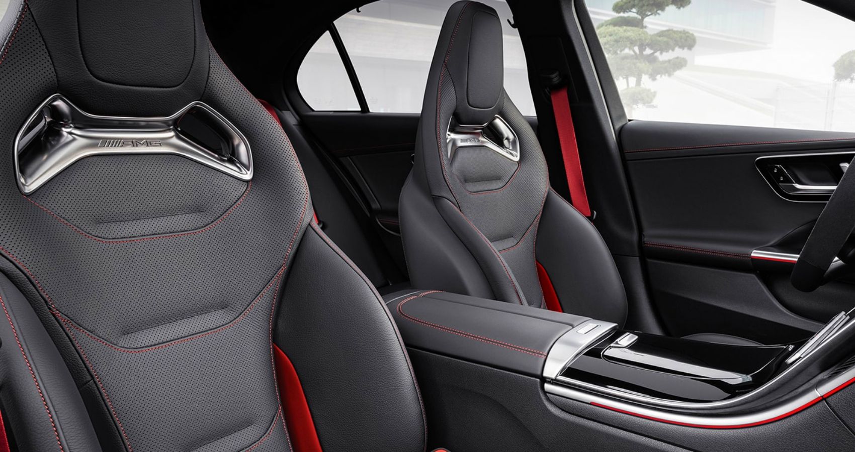 AMG sports front seats