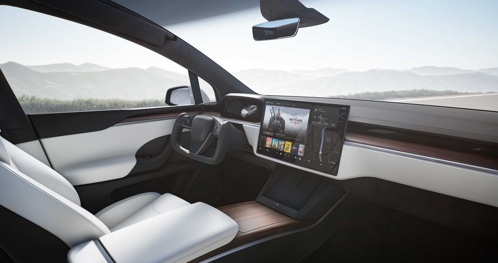 Tesla Model X interior dash