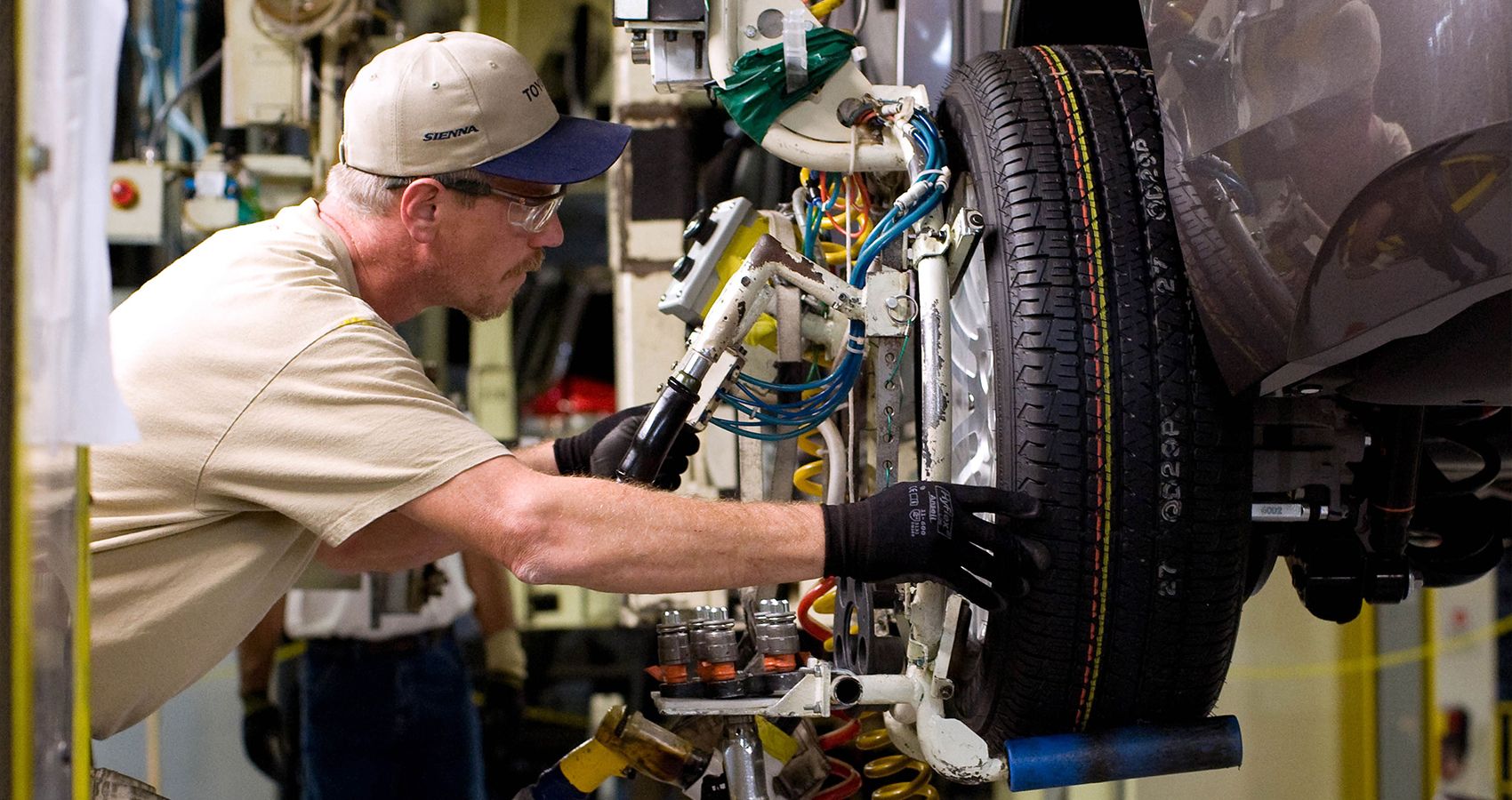 Toyota Manufacturing Plant Tyre Assembly