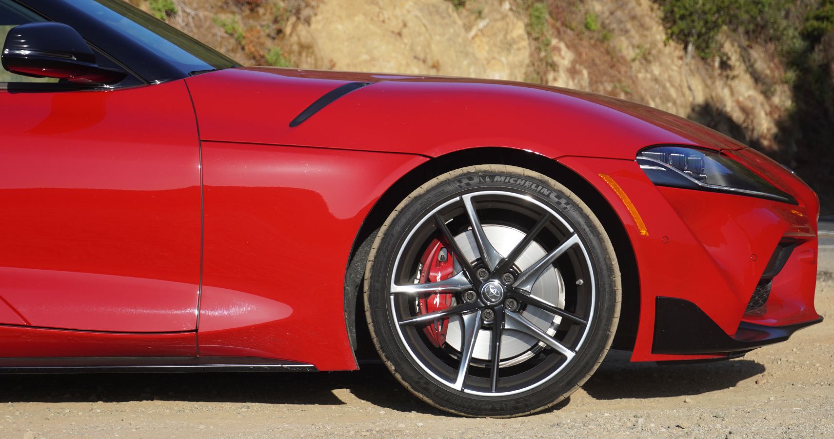 Toyota Supra 3.0 Premium Front Wheel Closeup