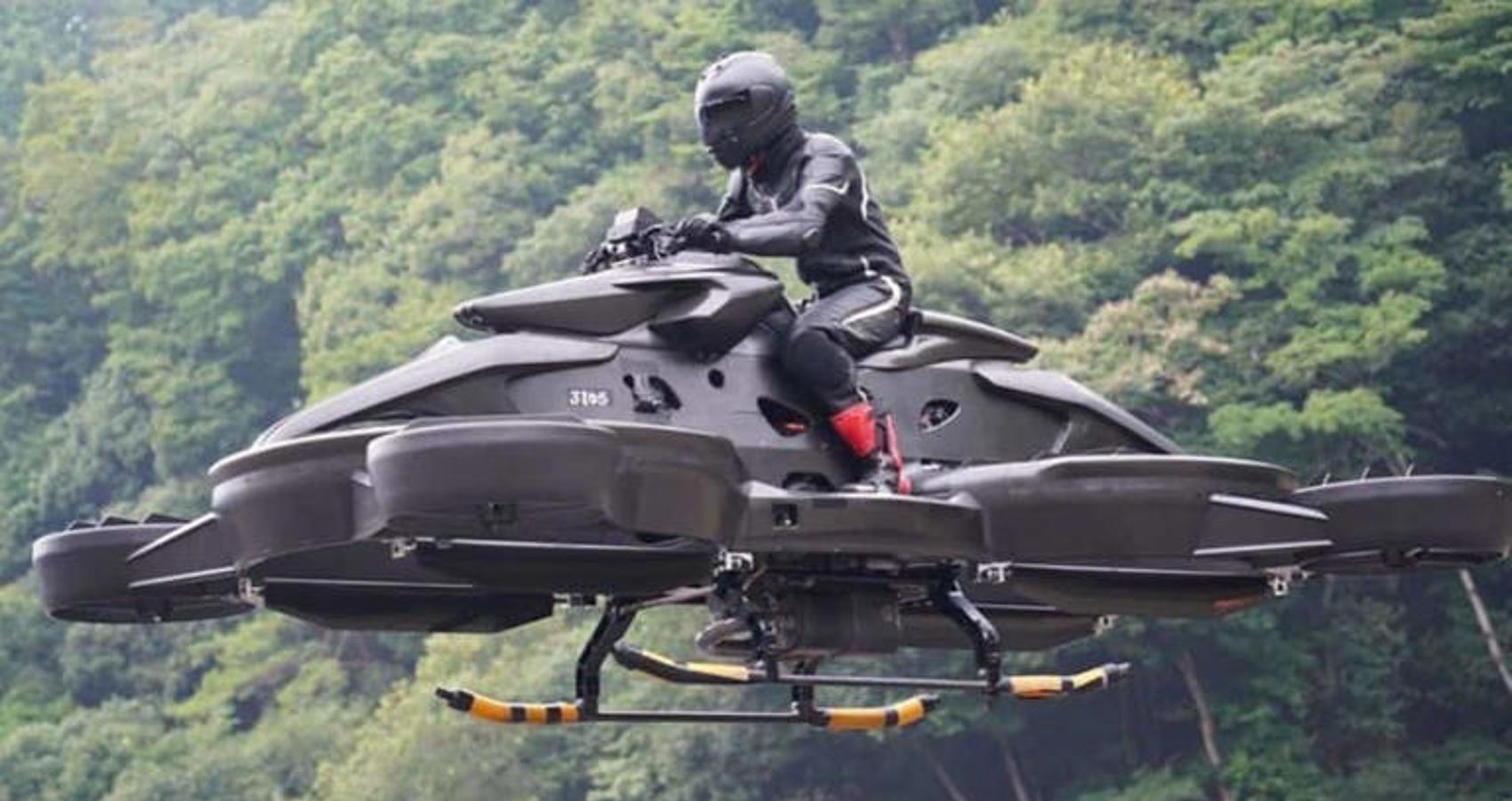 travel 1000 meters with a hover bike