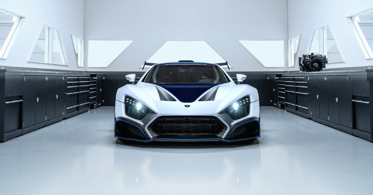 Zenvo TSR-S white front