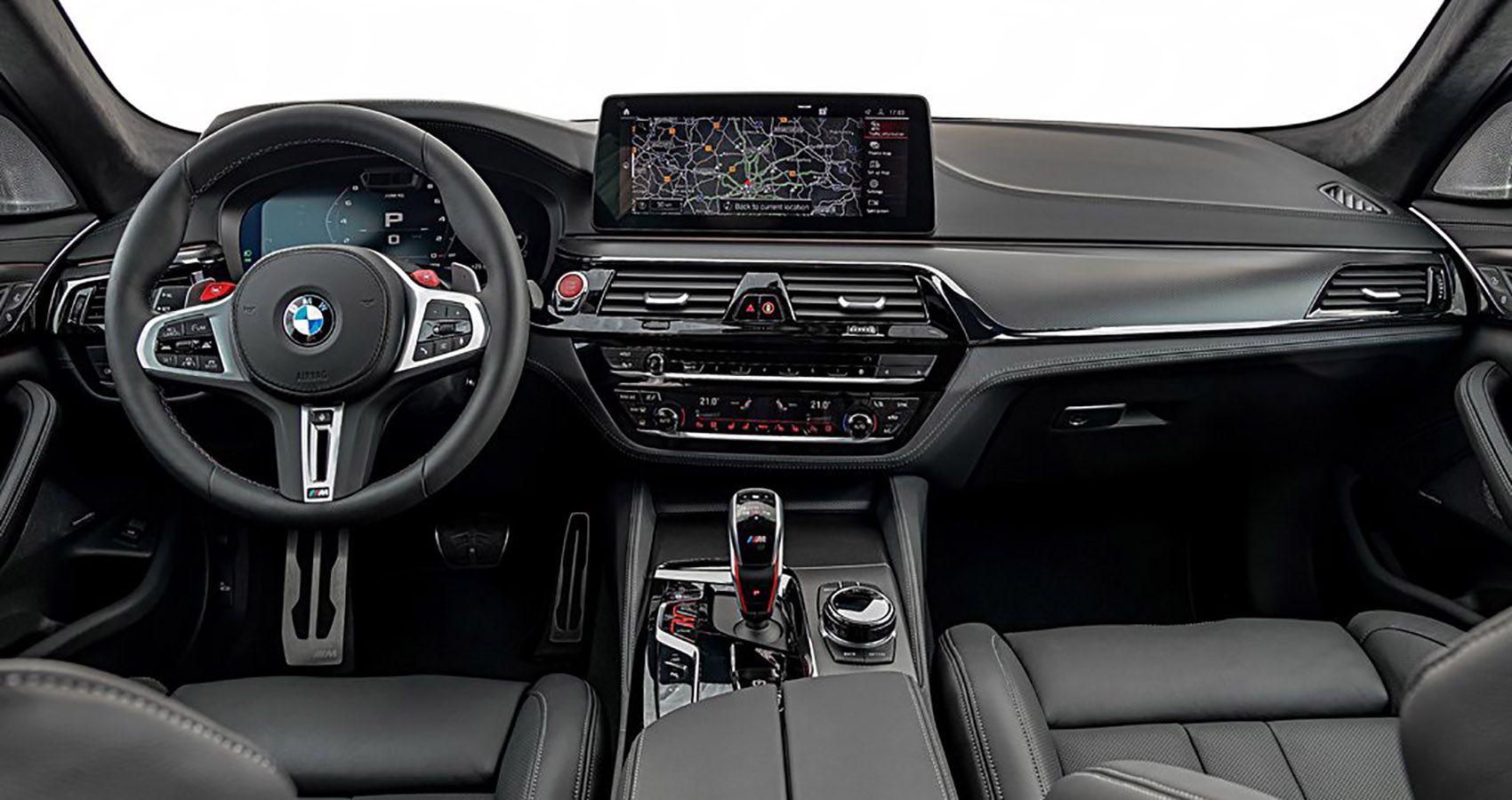 A Peek Inside The BMW M5 Competition's Interior