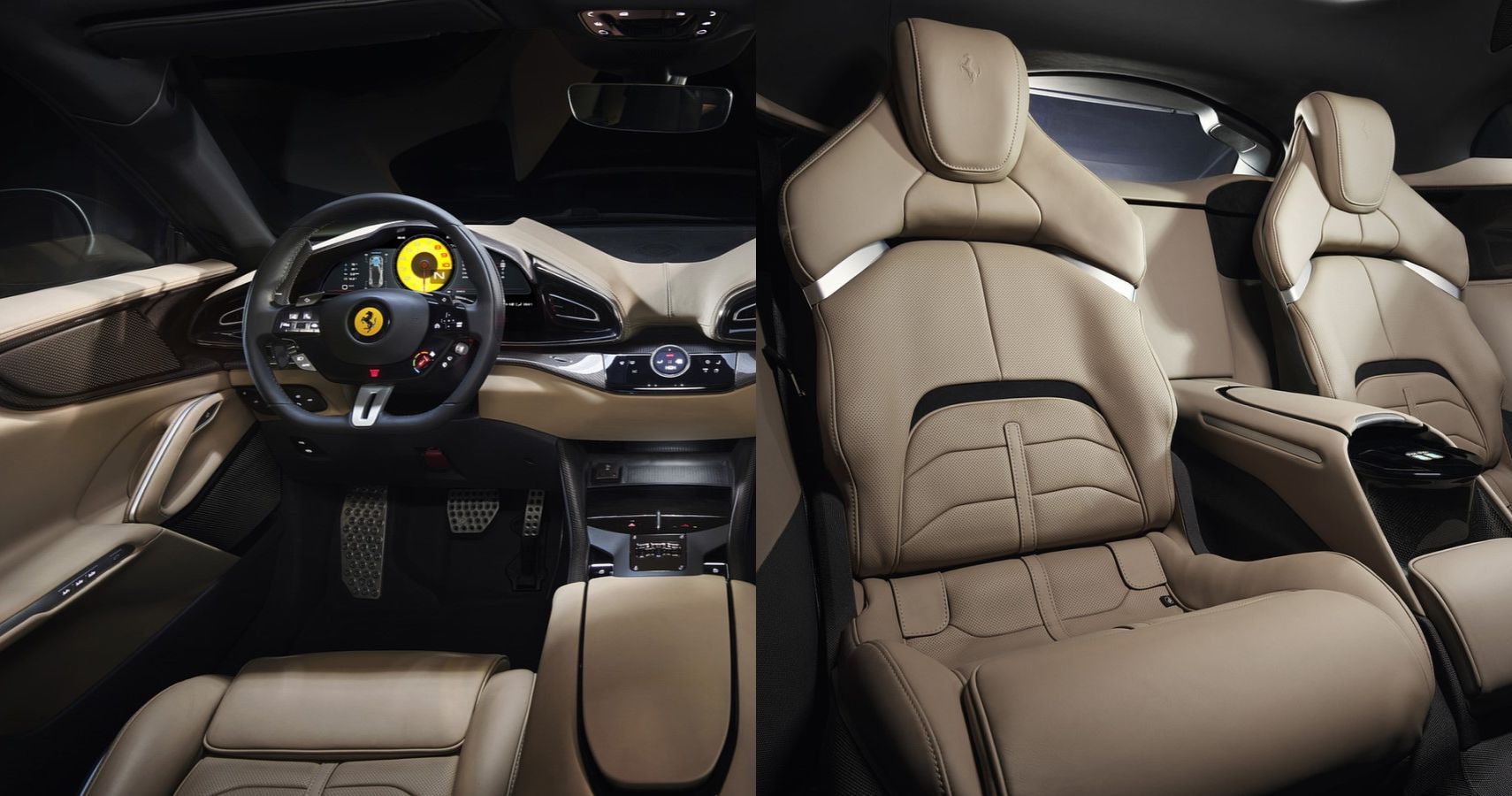 Ferrari Purosangue interior view