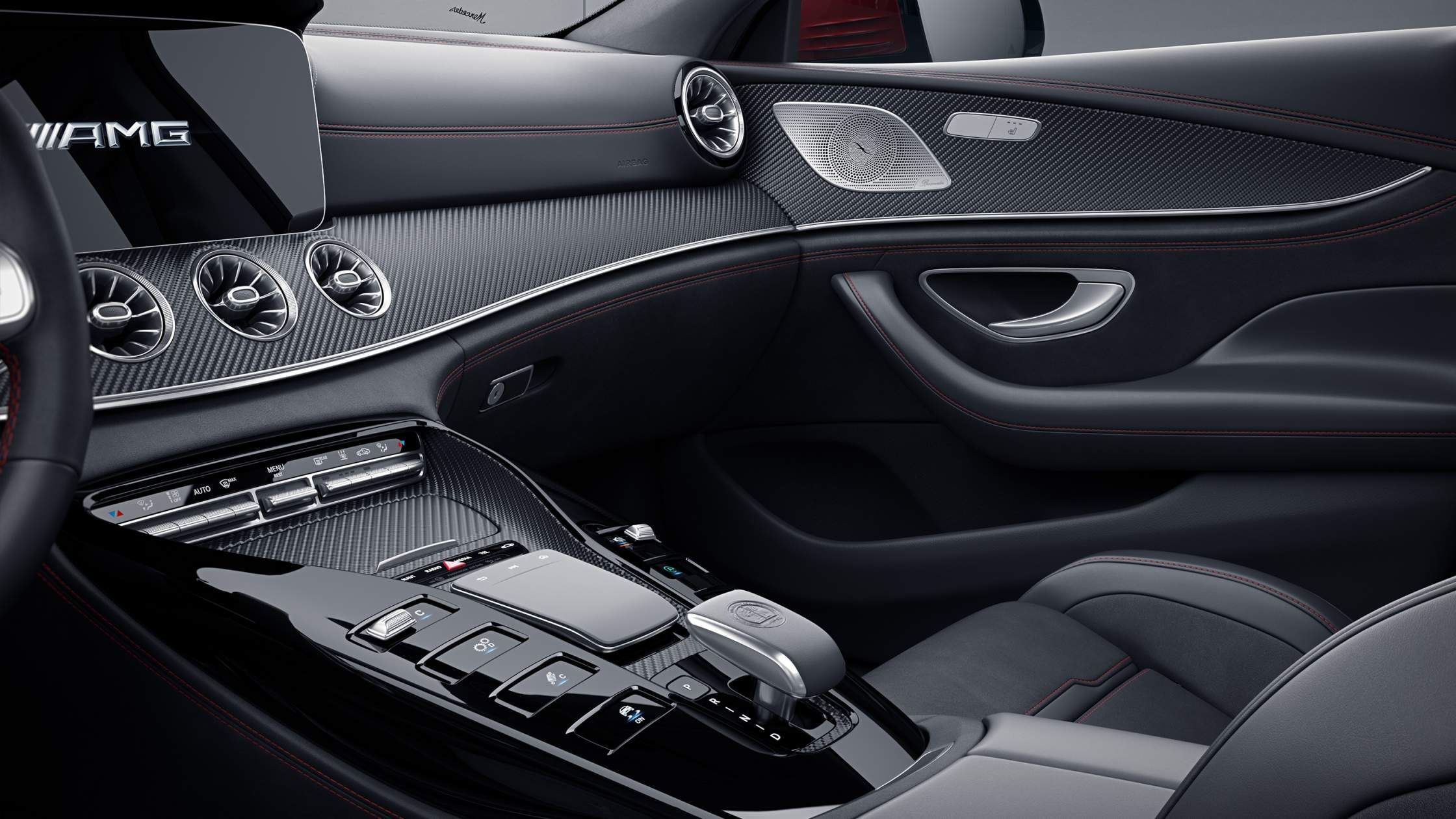 The interior of the Mercedes-AMG GT63.