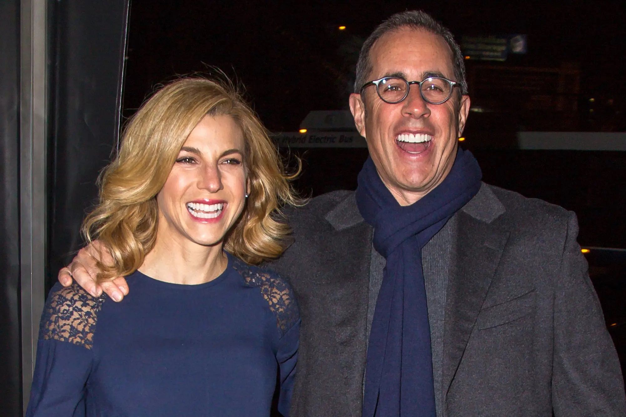 jerry with wife Jessica Seinfeld