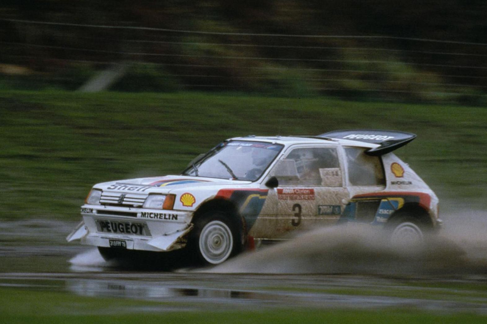 Peugeot 205 T16 Rally During 1986 WRC Season
